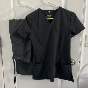 Revel Scrub Set | Charcoal gray